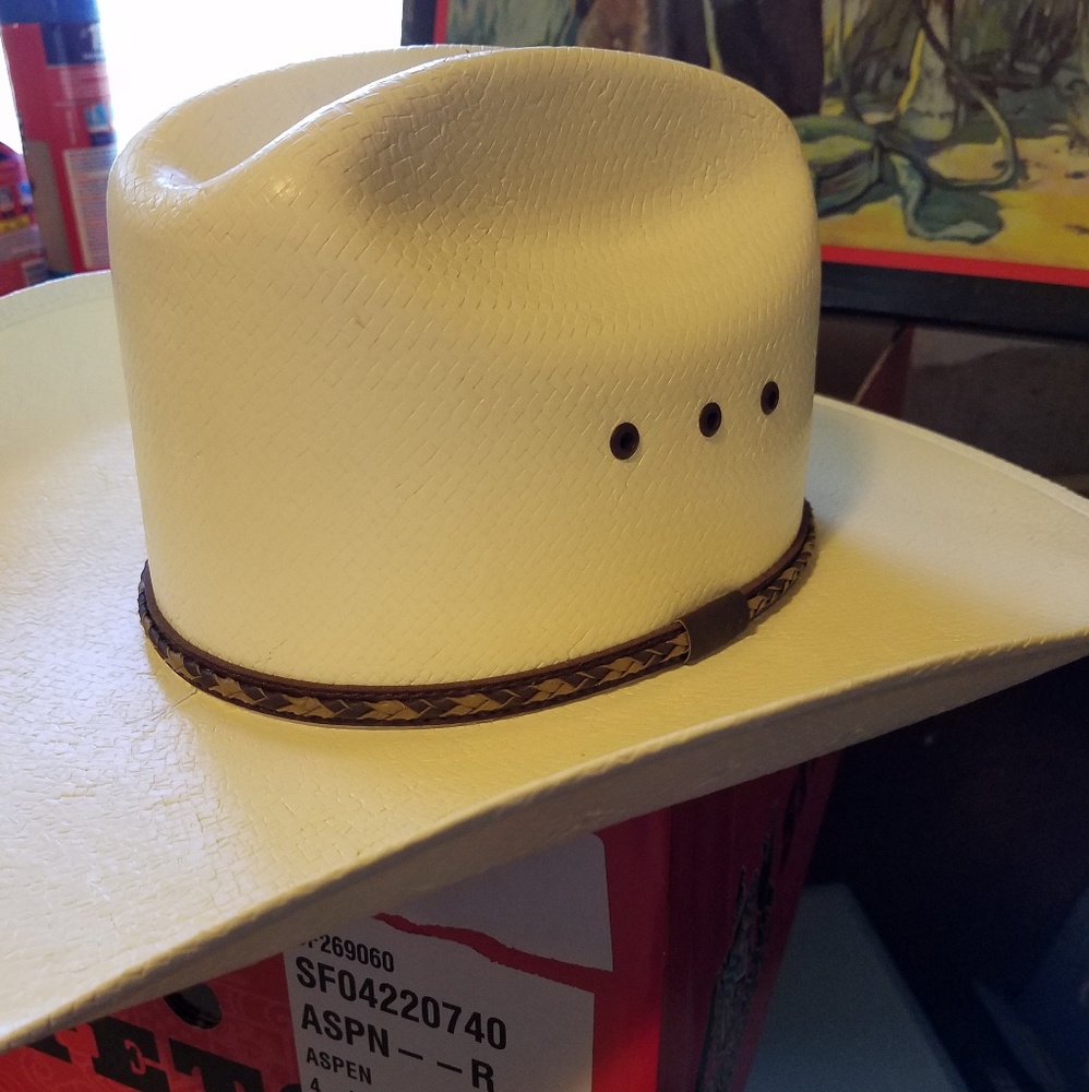 Justin Brand Straw Cowboy Hat